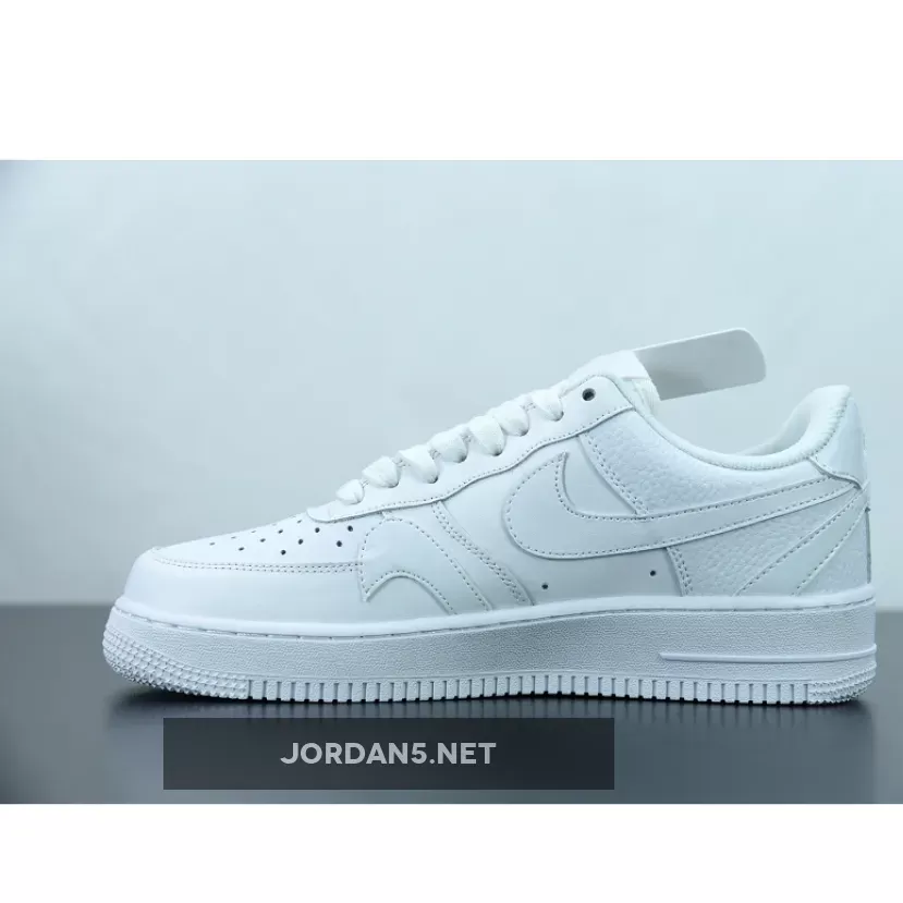 Nike Air Force 1 07 LV8 Misplaced Swooshes White CK7214-100 Discount