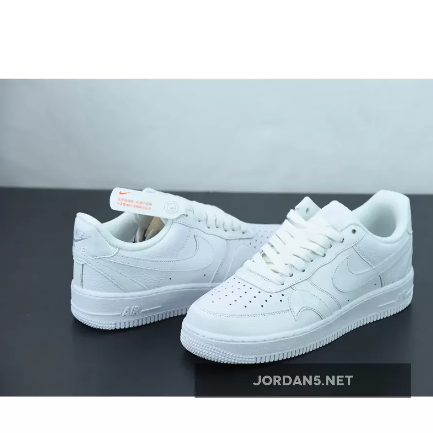 Nike Air Force 1 07 LV8 Misplaced Swooshes White CK7214-100 Discount