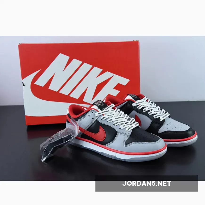 Cau Dunk Low Nike Dunk Low 'CAU' Black/Team Scarlet-Classic Charcoal DR6189-001