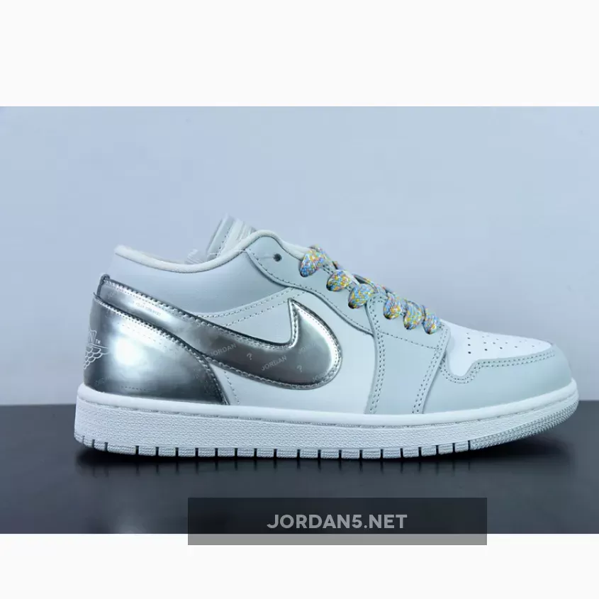 Air Jordan 1 Low SE Tear-Away White/Light Grey-Silver DX6070-101