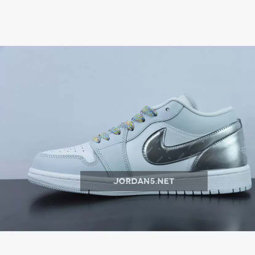 Air Jordan 1 Low SE Tear-Away White/Light Grey-Silver DX6070-101