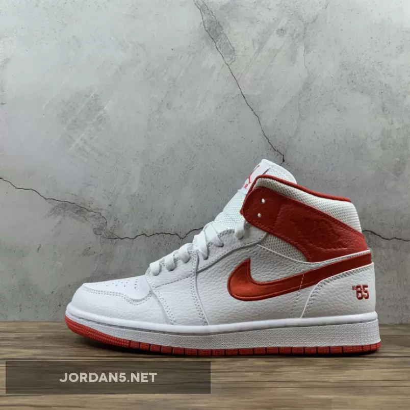Air Jordan 1 Mid SE GS '85' White/Red/Blue - 100 jordan 1