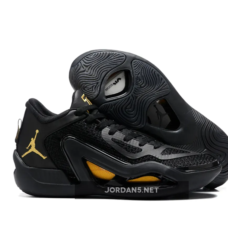 Jordan Tatum 1 Black Gold 2023 Hot - custom nike