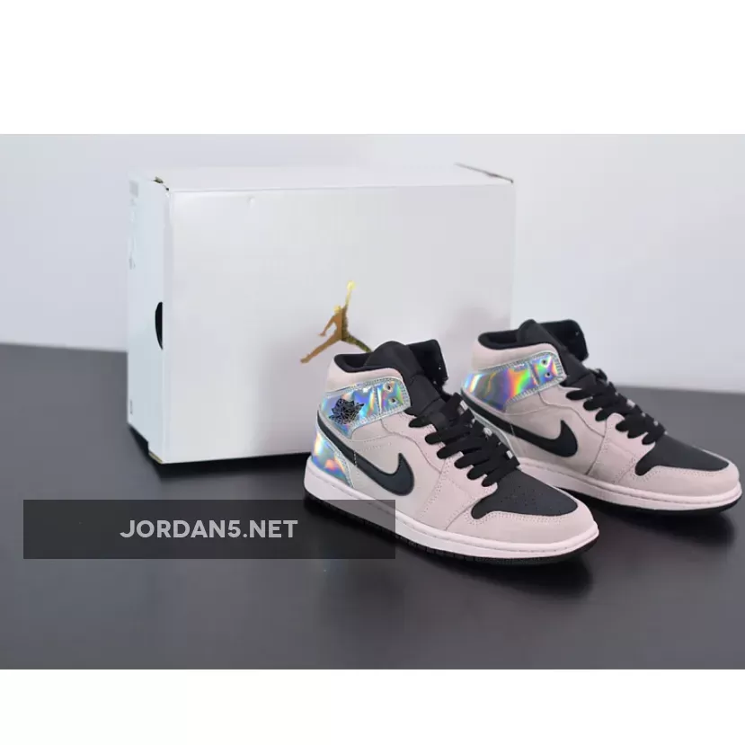 Air Jordan 1 Mid Dirty Powder "Iridescent Barely"