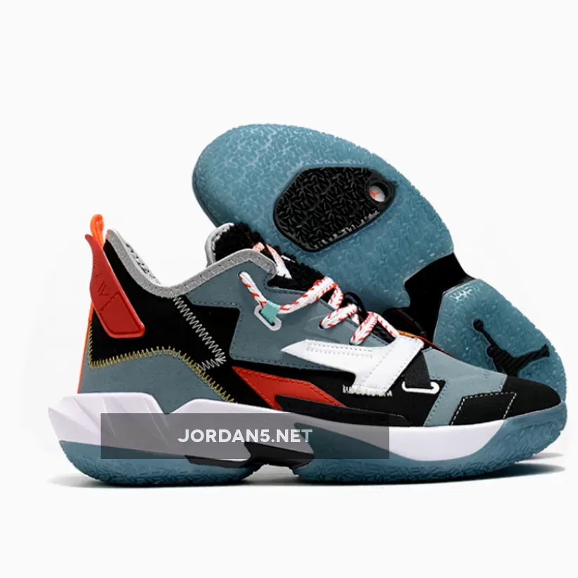 FACETASM X Jordan Why Not Zer0.4 Black/White-Smokey Blue DC3665-001 Brand New