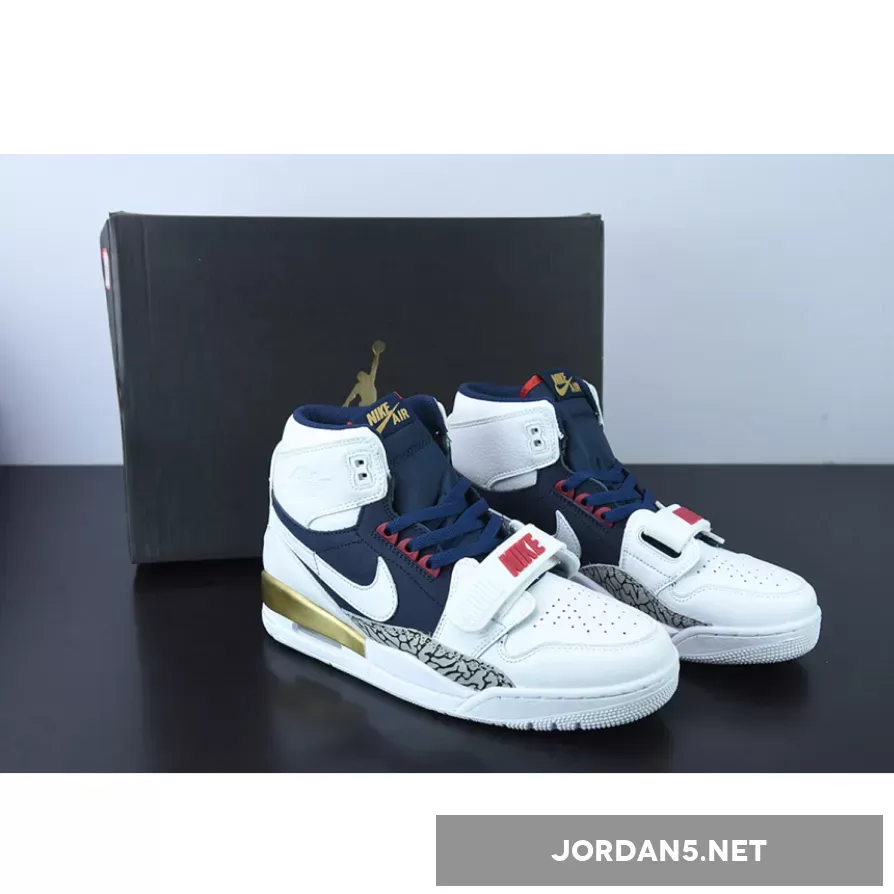 Air Jordan Legacy 312 'Olympic' White/Midnight Navy-Varsity Red #dream team jordan shoes