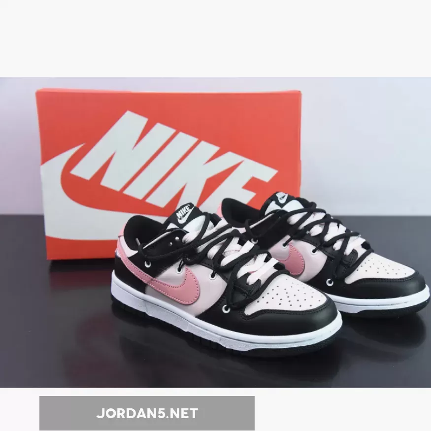 Nike Dunk Black Pink Custom Nike Dunk Low 'Panda' Black Pink 1685777655