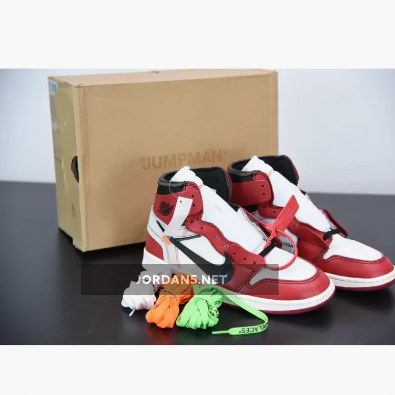 Kids Air Jordan 1 Retro High Off-White Chicago AA3834-101