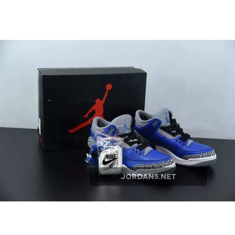 Air Jordan 3 Retro 'Varsity Royal' CT8532-400 #all blue 3s