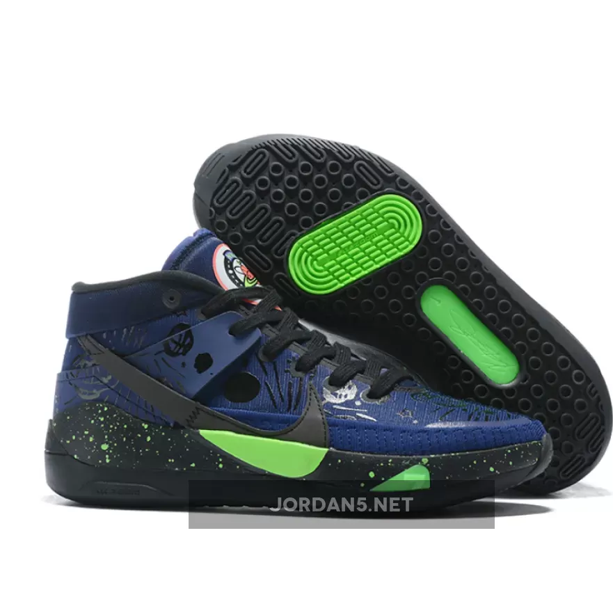 Kevin Durant Black Planet Nike KD 13 'The Planet of Hoops' Midnight Navy/Black-Electric Green CI9948-400