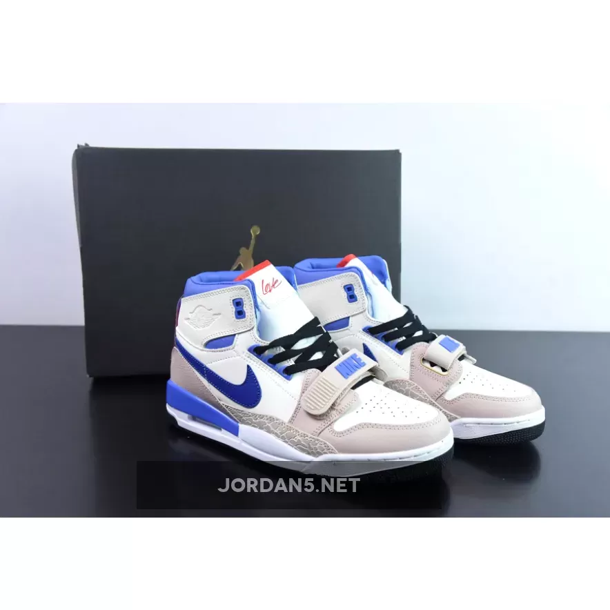 Jordan Legacy 312 'Valentine's Day' White/Fossil Stone/Concord FD4332-141 Brand New