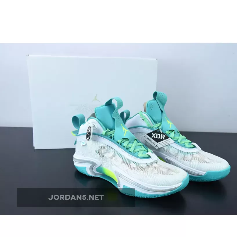 Air Jordan 36 'Guo Ailun' White Green DM0796-107 / jordan 36 guo