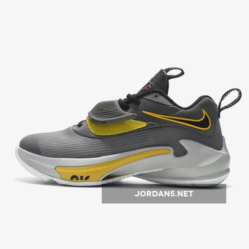 Nike Zoom Freak 3 "Low Battery" Grey/Yellow-Black DA0694-006