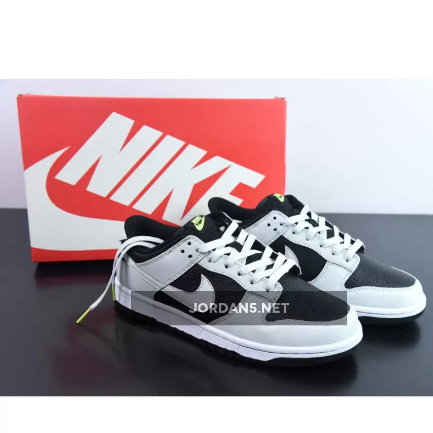 Nike Dunk Low 'Reverse Panda' Grey/Black/Volt FD9756-001 / neon dunk