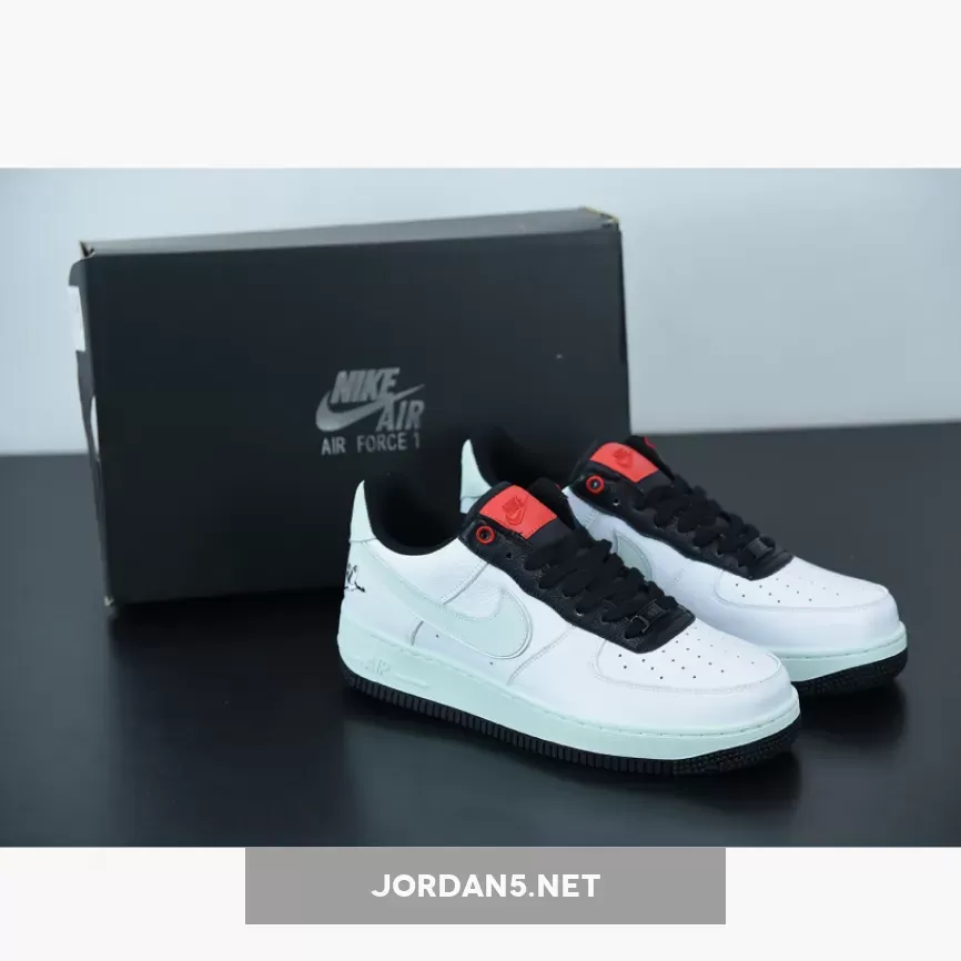Nike Air Force 1 Low "Crane" White/Photon Dust-Black-Chile Red | da8482-200 DA8482-100
