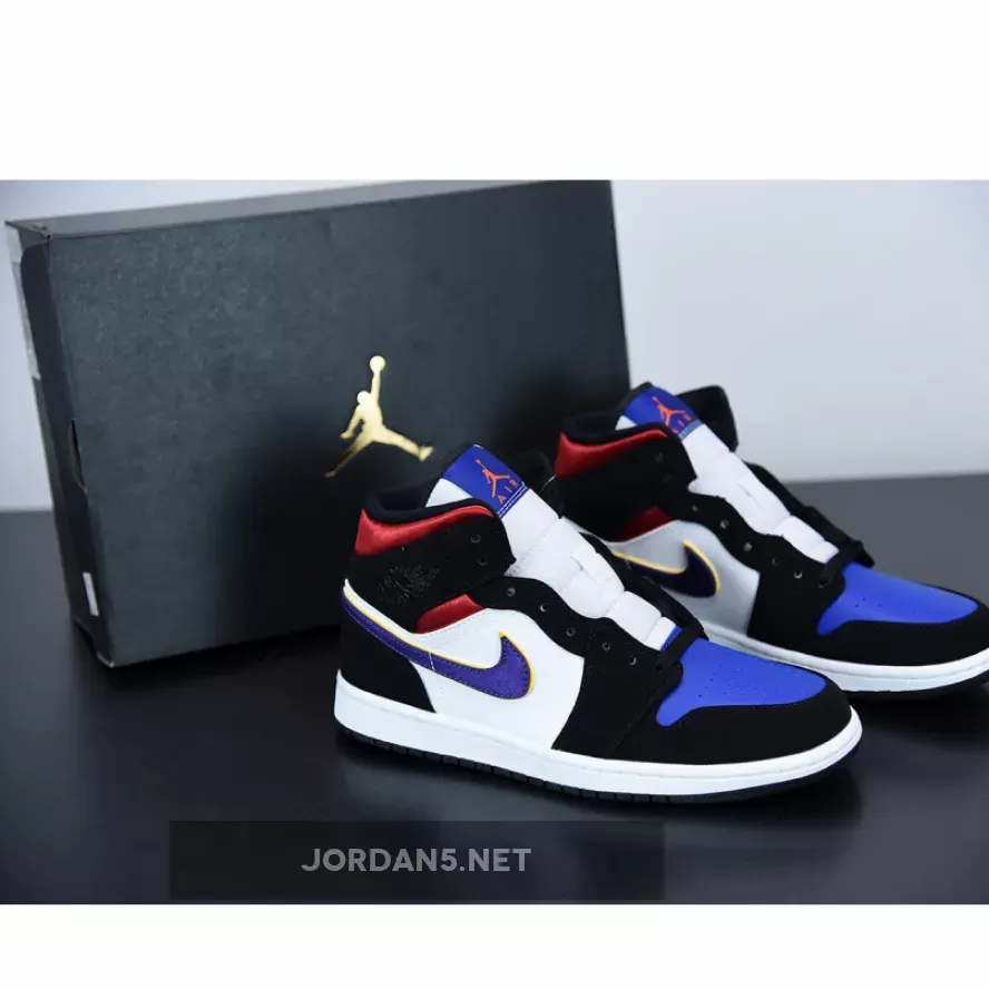 Air Jordan 1 Mid 'What The' Field Purple/White-Gym Red black/field purple/white/gym red jordan 1