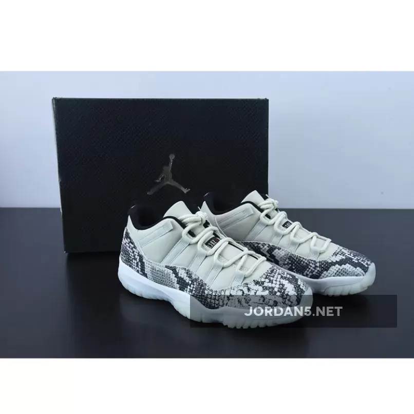 Air Jordan 11 Retro Low 'Snake Light Bone' CD6846-002 #snakeskin 11s