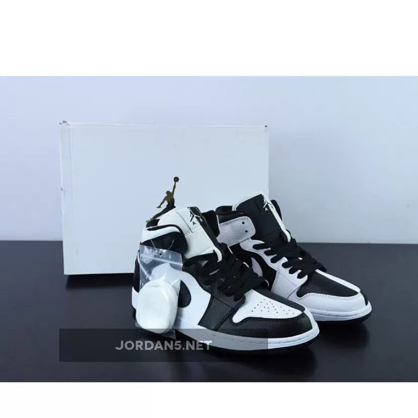 Air Jordan 1 Mid 'Invert' White/Black - aj 1 2021 release