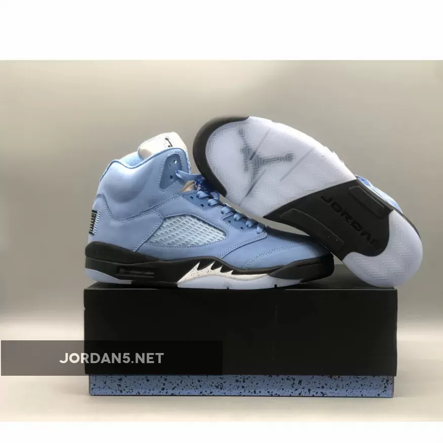 Air Jordan 5 'UNC' University Blue/Black-White DV1310-401 #jordan 11 uncs