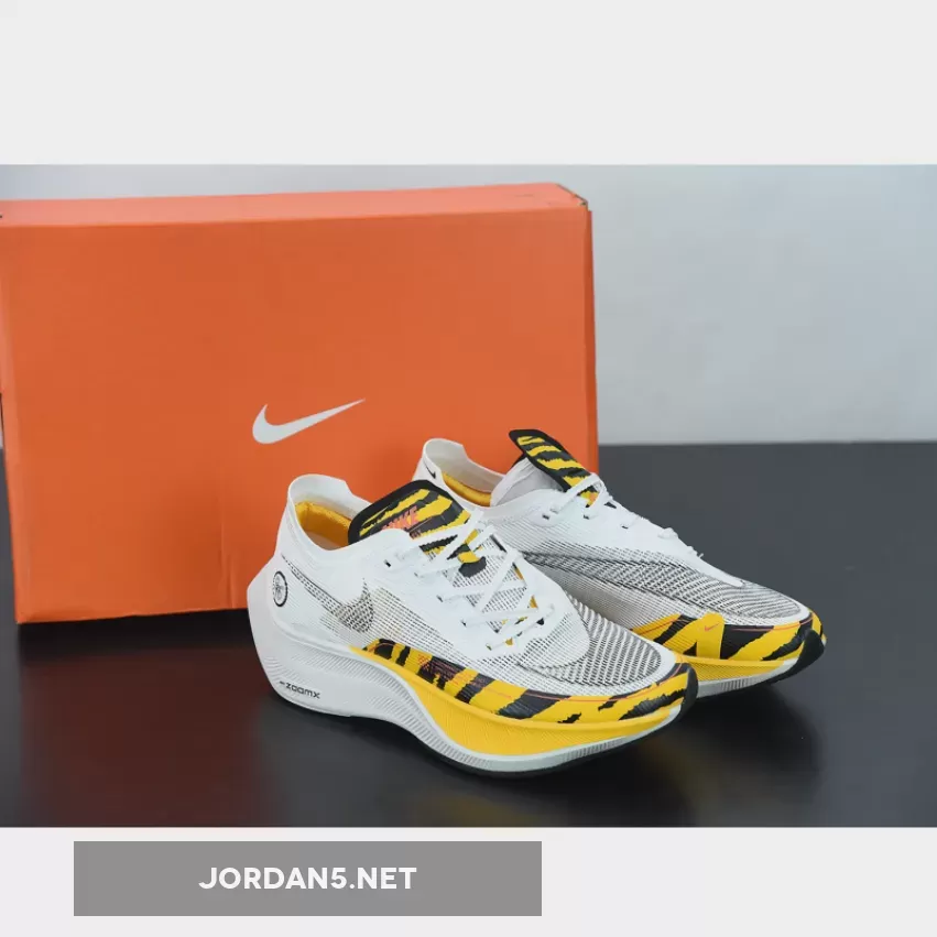 Nike ZoomX VaporFly NEXT% 2 'BRS' White/Black-University Gold-Orange - nike zoomx vaporfly next 2 sale