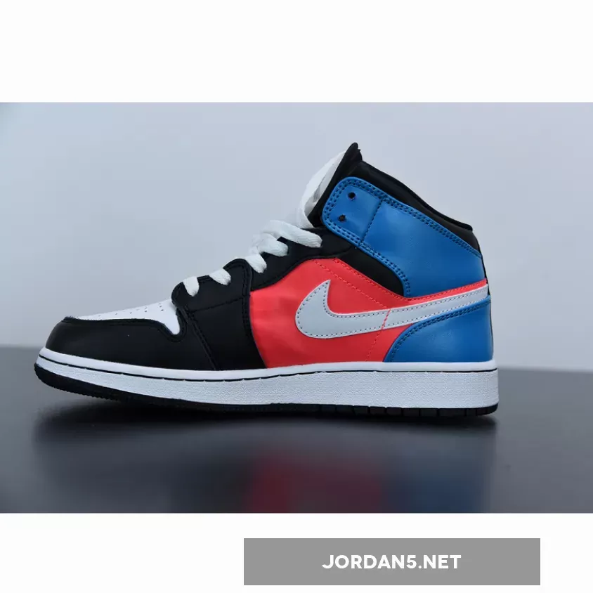 Jordan 1 Mid Tri Colour Ribbons CV4891-001 Brand New