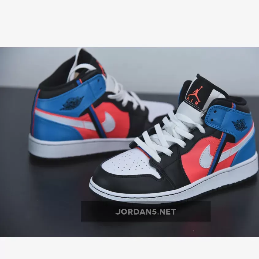 Jordan 1 Mid Tri Colour Ribbons CV4891-001 Brand New
