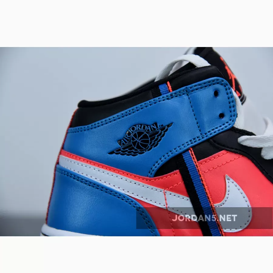 Jordan 1 Mid Tri Colour Ribbons CV4891-001 Brand New