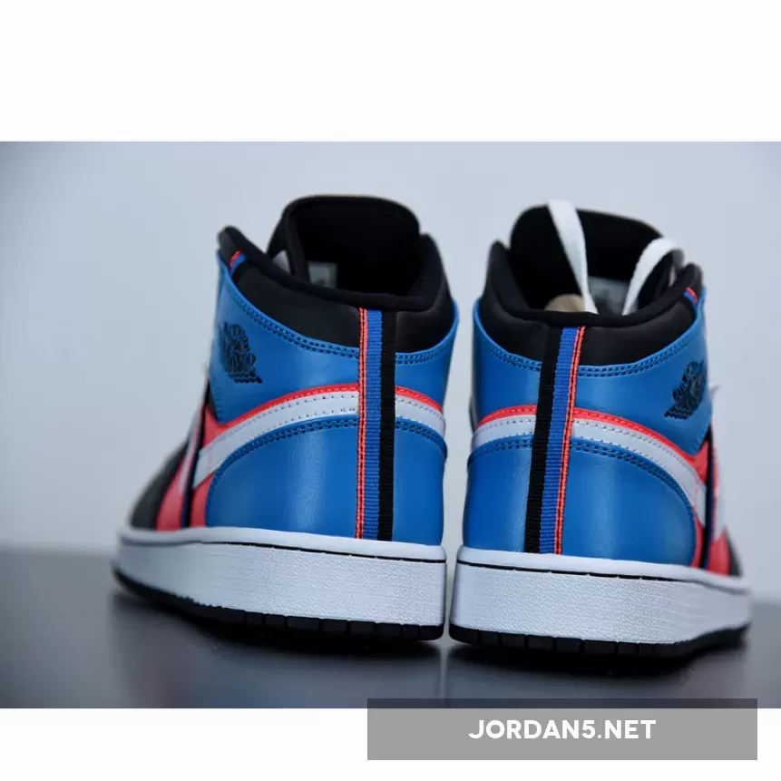Jordan 1 Mid Tri Colour Ribbons CV4891-001 Brand New