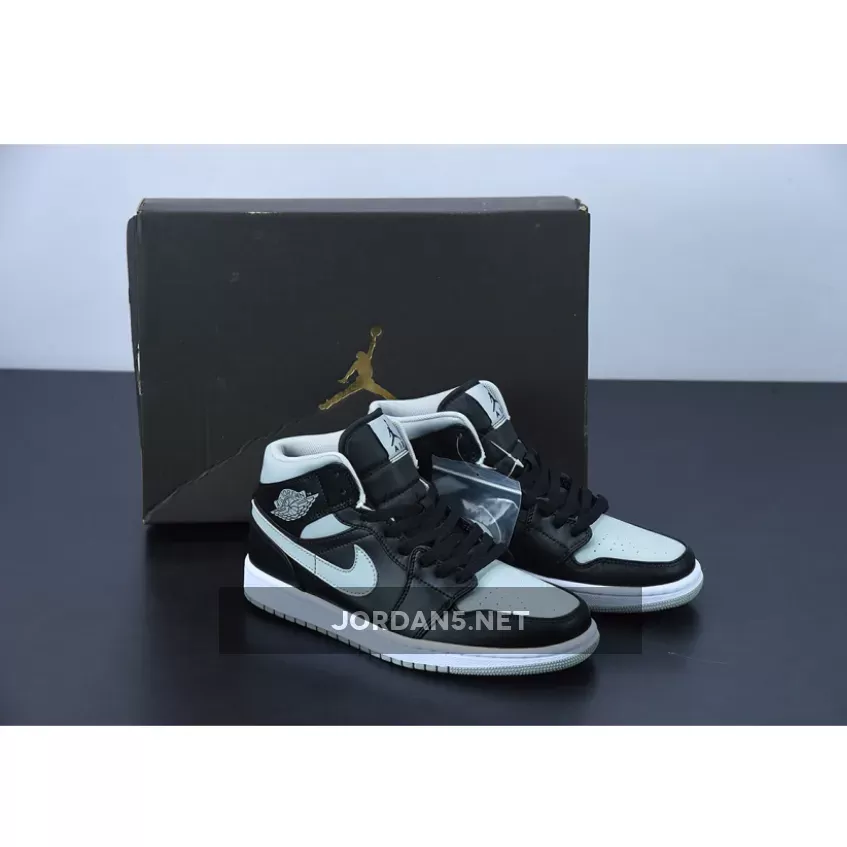 Air Jordan 1 Mid OG 'Shadow' Black Grey BQ6472-007 black grey jordan