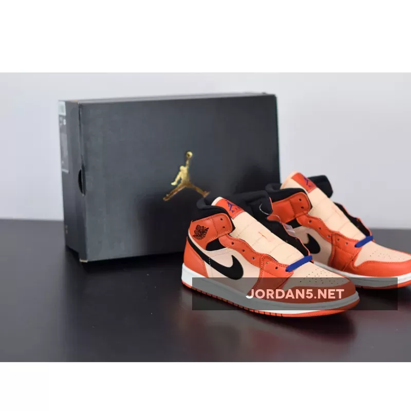 Air Jordan 1 Mid SE Team Orange / jordan 1 team orange