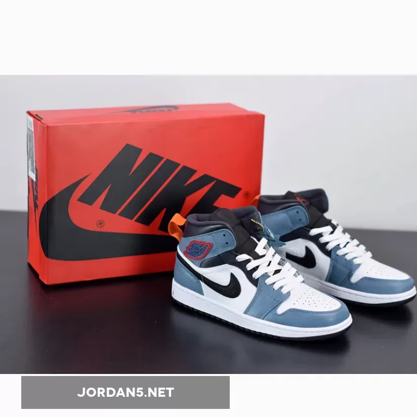 FACETASM x Air Jordan 1 'Fearless' Blue White CU2802-100 facetasm jordan 1