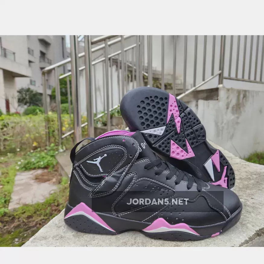 New! Air Jordan 7 Black/Barely Grape DV2255-055 jordan 7 retro sky