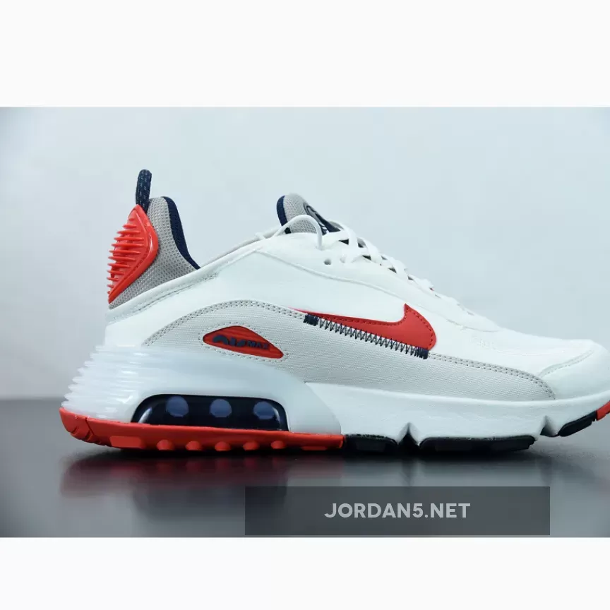Nike Air Max 2090 White/Red Schuhe online bestellen #air max 2090 white and red