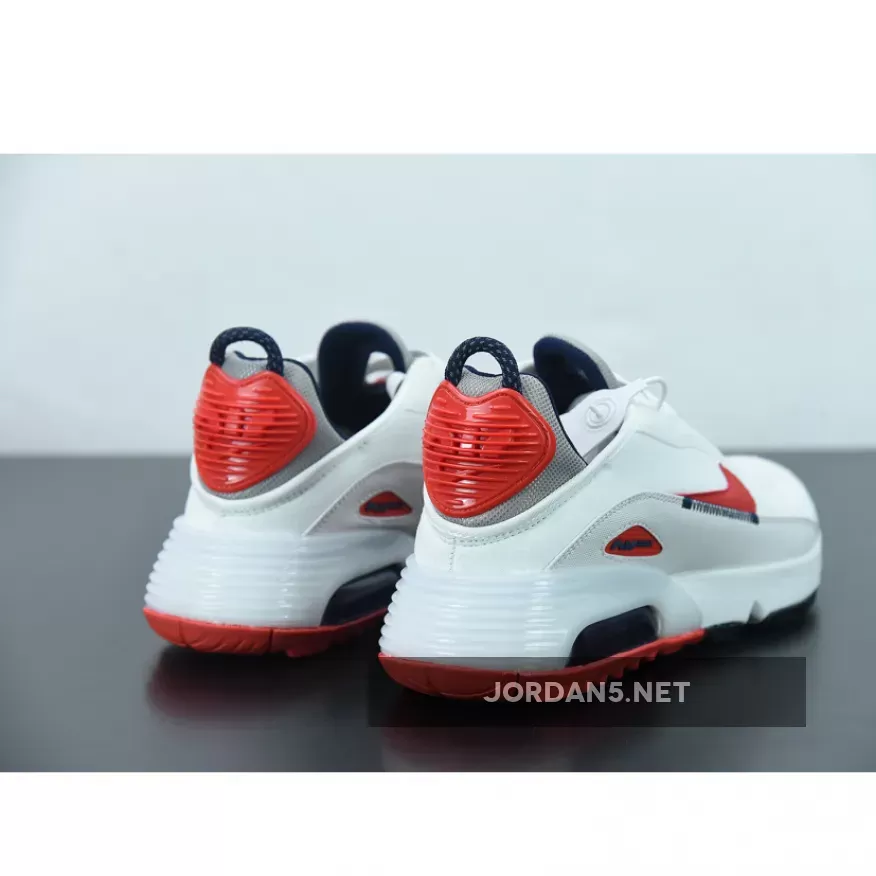 Nike Air Max 2090 White/Red Schuhe online bestellen #air max 2090 white and red
