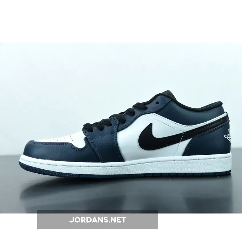 Air Jordan 1 Low White/Dark Teal-Black #dark teal jordan