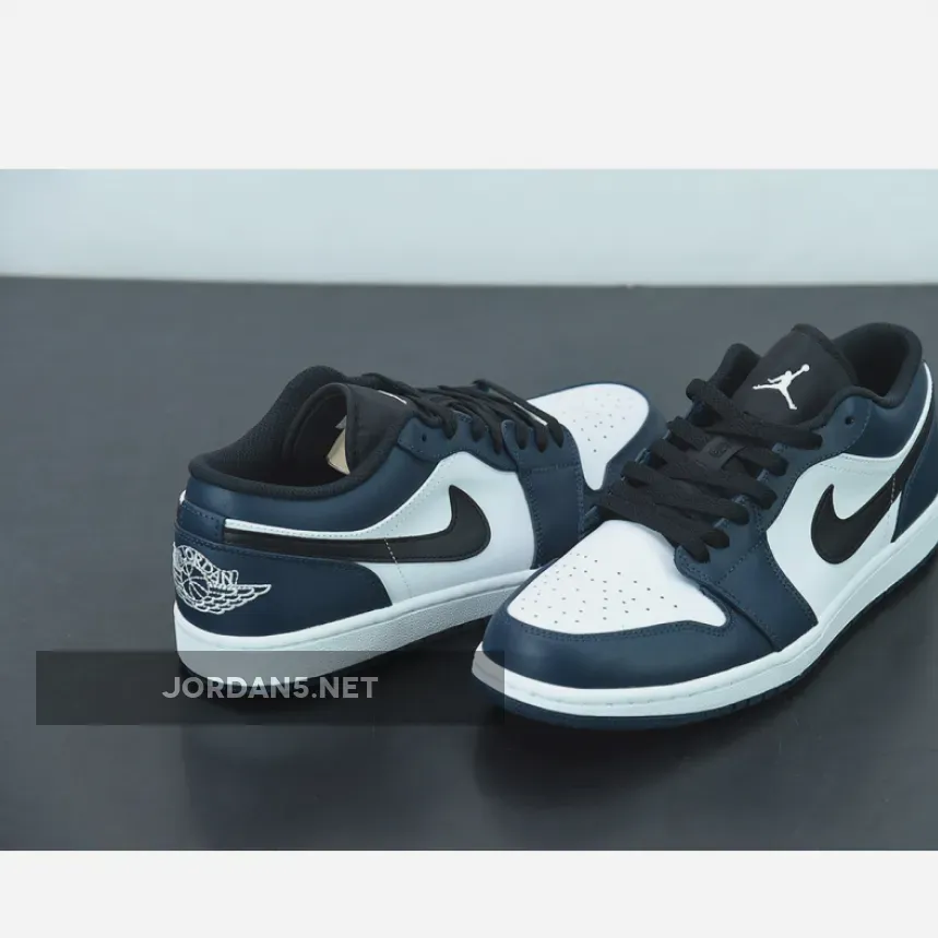 Air Jordan 1 Low White/Dark Teal-Black #dark teal jordan