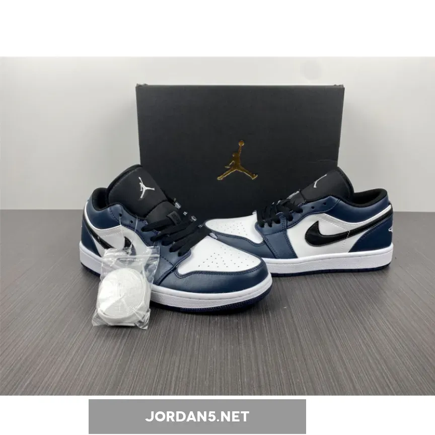 Air Jordan 1 Low White/Dark Teal-Black #dark teal jordan