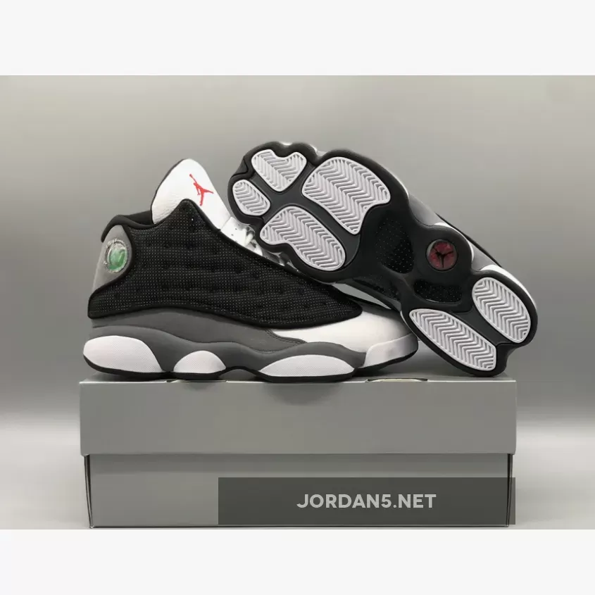 Air Jordan 13 'Black Flint' Black/University Red-Flint Grey-White nike jordan 13 retro