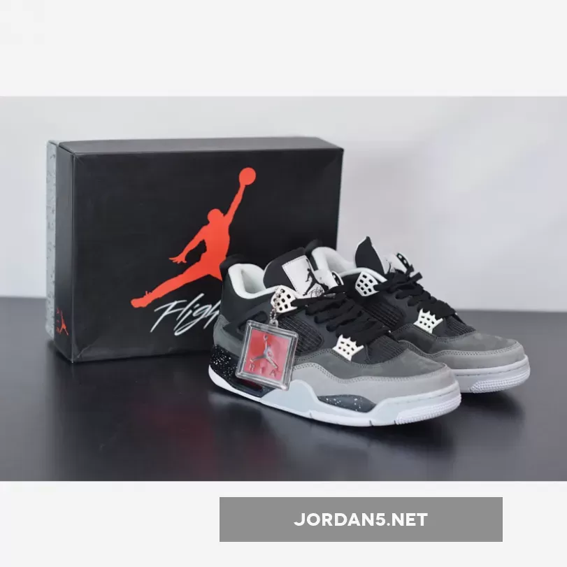 Air Jordan 4 Retro 'Fear Pack' Black/White-Cool Grey-Pure Platinum #jordan retro 4 fear