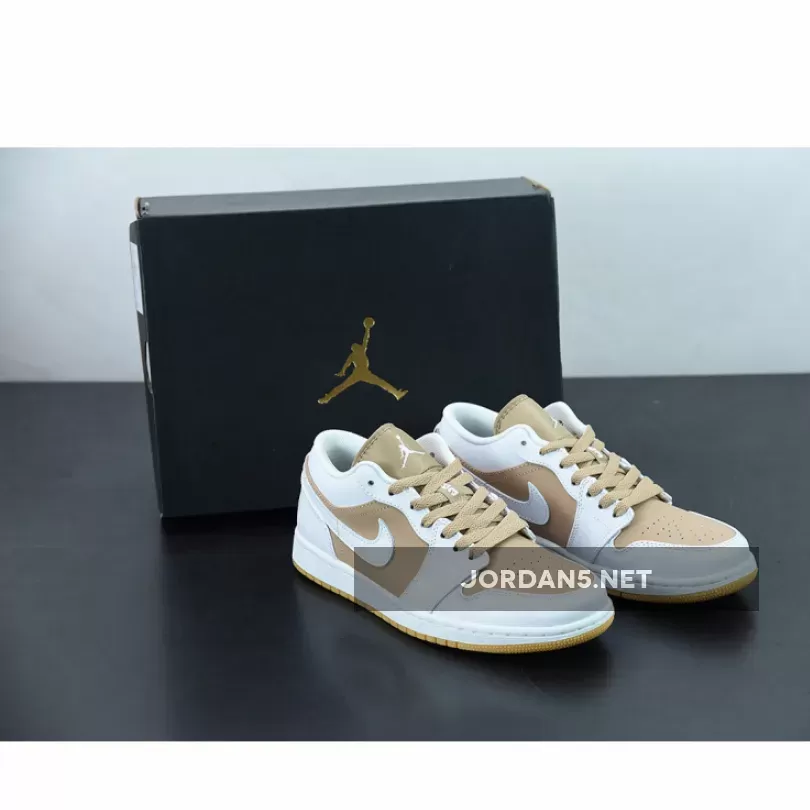 Air Jordan 1 Low 'White Tan' AJ1 tan gum jordan 1