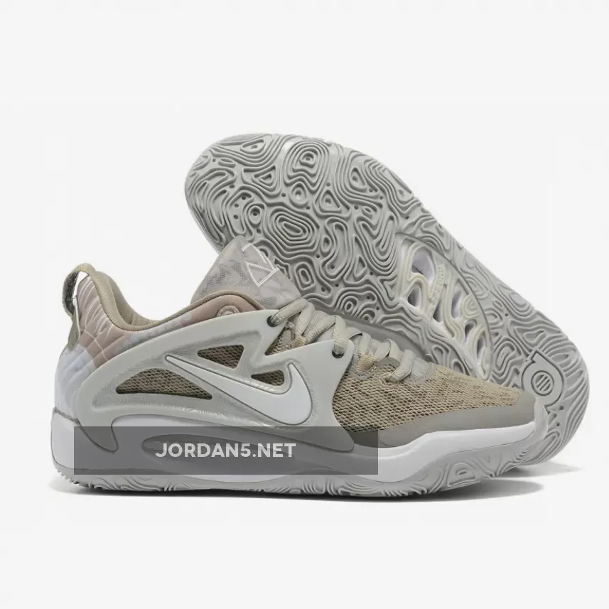 Nike KD 15 White/Cool Grey-Brown