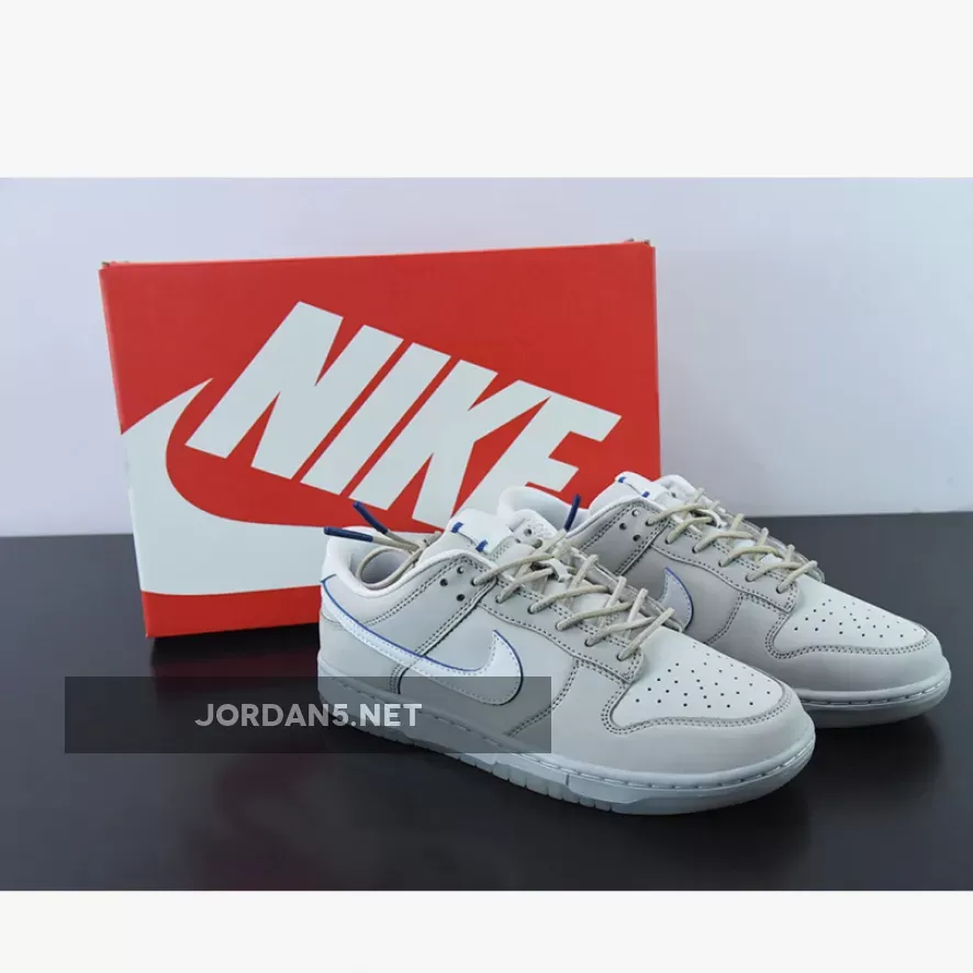 White Grey Royal Dunks Nike Dunk Low Premium Grey White DX3722-001