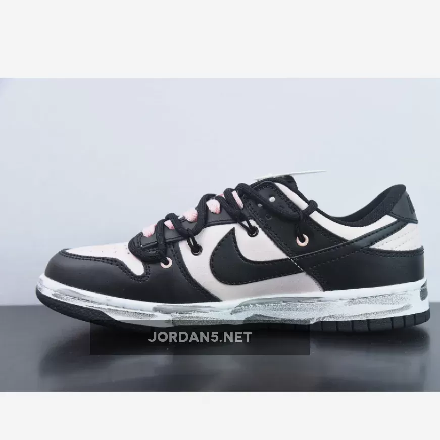 Custom Nike WMNS Dunk Low Black Pink 1685777661 Discount