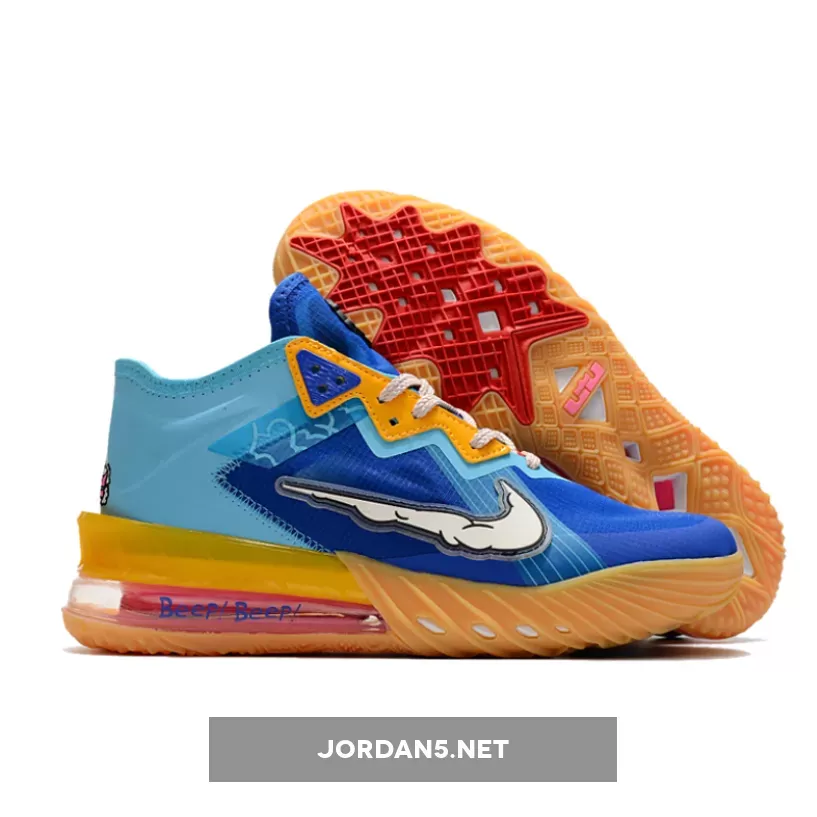 Space Jam x Nike LeBron 18 Low 'Wile E. vs Roadrunner' CV7562-401 #lebron 18 low road runner