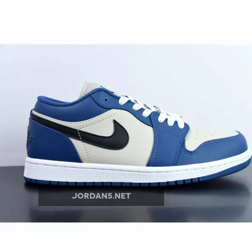 Air Jordan 1 Low 'Georgetown' French Blue/Black-College Grey-Sail nike georgetown sneakers