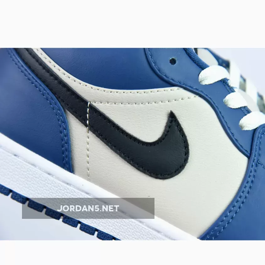 Air Jordan 1 Low 'Georgetown' French Blue/Black-College Grey-Sail nike georgetown sneakers
