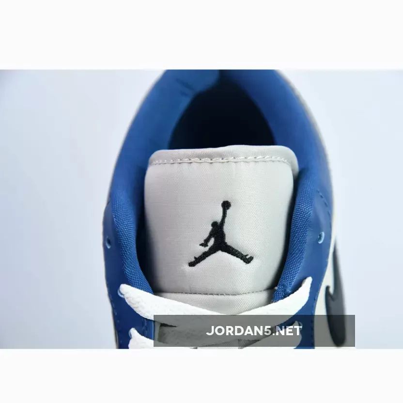 Air Jordan 1 Low 'Georgetown' French Blue/Black-College Grey-Sail nike georgetown sneakers