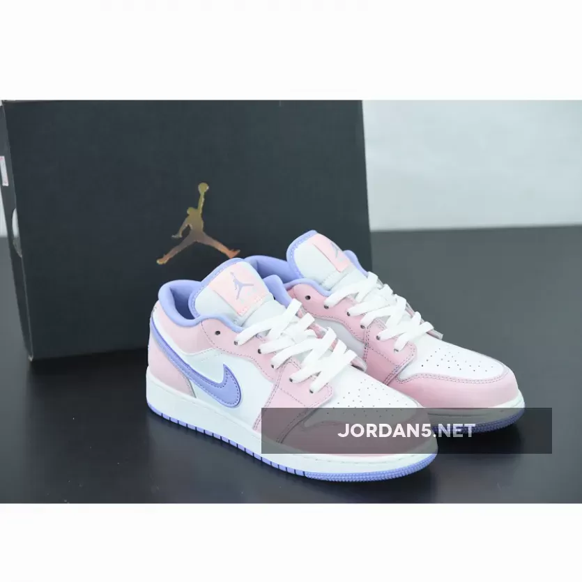 Air Jordan 1 Low GS Arctic Punch/Purple Pulse-White CV9844-600 / mb.01 purple punch