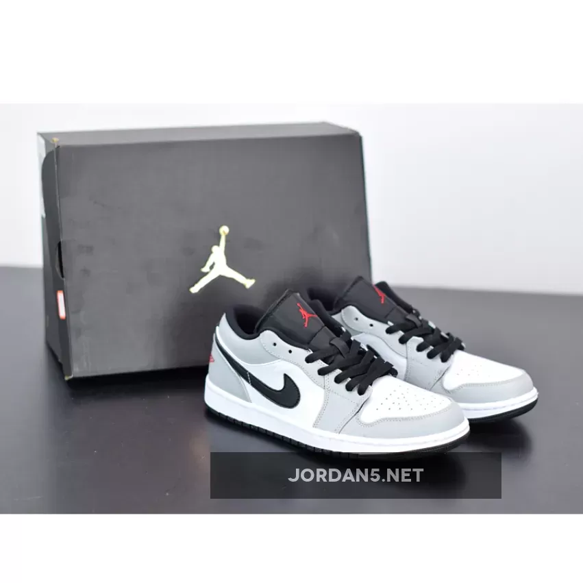 Air Jordan 1 Low GS Light Smoke Grey WMNS 553560-030