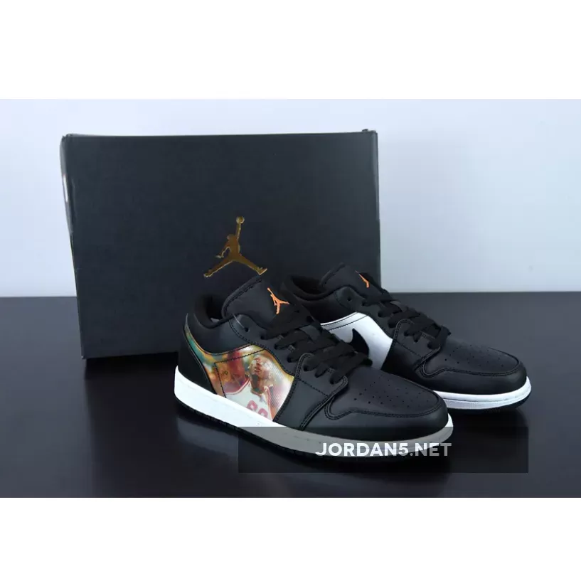 Air Jordan 1 Low Hologram Black/White DR9497-001 holographic jordans